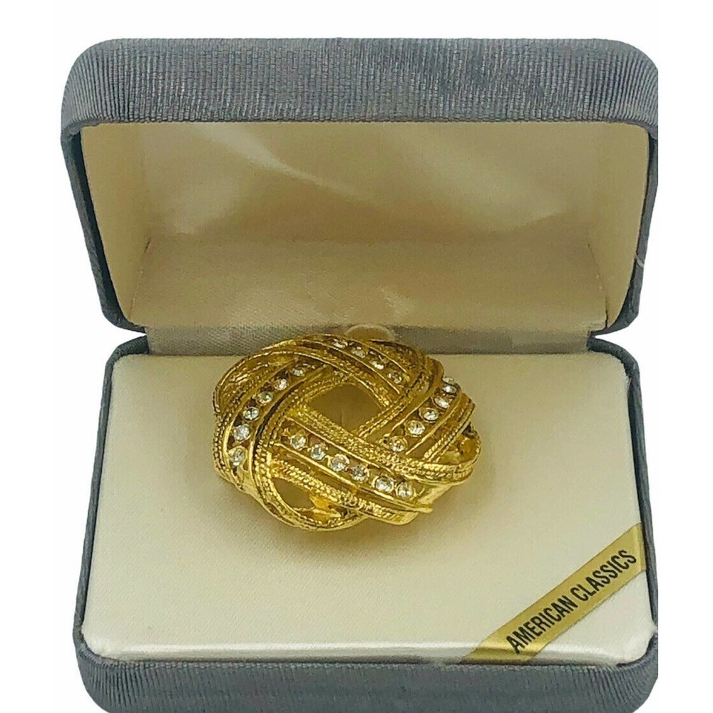 American Classics Rhinestone Crystal Brooch - Picture 6 of 10